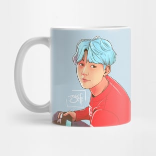 Suga Blue BTS Mug